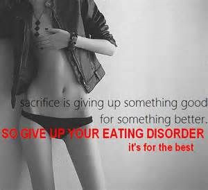 Eating disorder quote