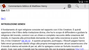 Commentario di Matthew Henry - screenshot