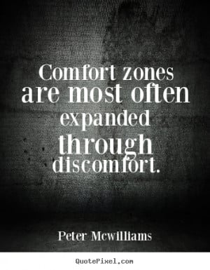 Make poster quotes about inspirational - Comfort zones are most often ...