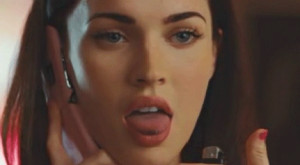 STRANGE MEGAN FOX ACTION GIFS - TONGUE