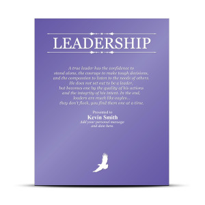 Leadership Award Plaque