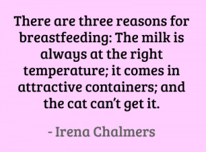 Funny Breastfeeding Quotes and Sayings
