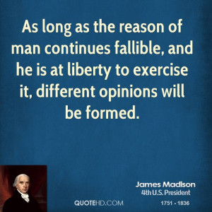 James Madison Famous Quotes
