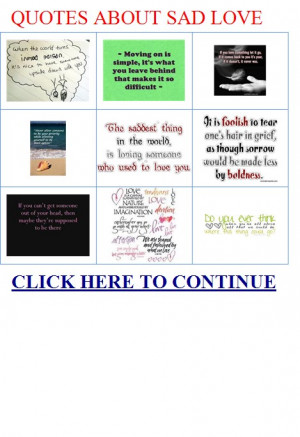 quotes about sad love - Don't cry