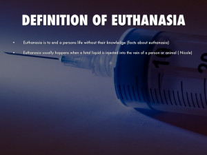 Pro Euthanasia Euthanasia