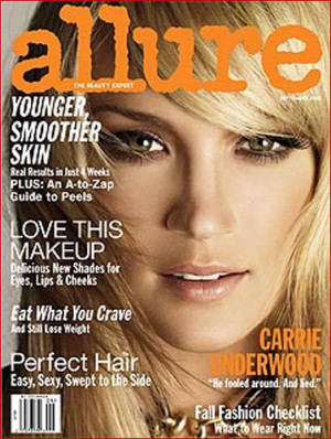 Allure September 2008 : Carrie Underwood