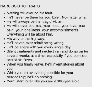 Narcissistic Personality Disorder Symptoms | Narcissistic traits