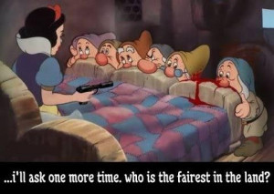 Snow White has a bad day