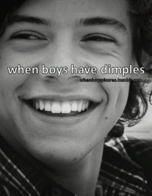 And When Boys Have Dimples