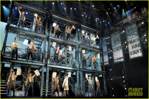 Sting & Trudie Styler Visit Broadway's 'Newsies'!