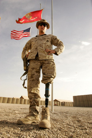 Marine Corps Marine Amputee Remains Active Duty (Badass)