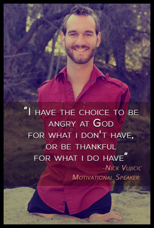 Nick Vujicic Inspirational Quotes