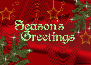 Seasons Greetings Christmas Card Image