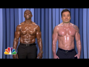 Terry Crews and Jimmy Fallon Nip Synced Shirtless to 'Ebony and ...
