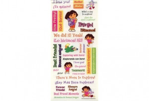 Dora Phrases Sayings Adventurer Dora The Explorer Stickers Brand New