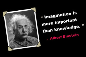 This quote was made by a famous scientist called Albert Einstein.
