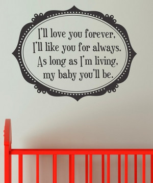 Belvedere Black 'Love You Forever' Framed Wall Quote