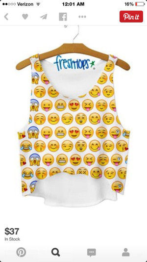 sexy desigual vest crop tops shorts girls emoji t shirts print jpg