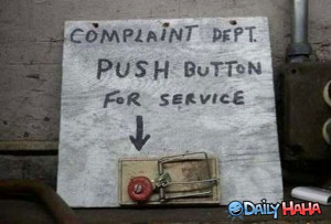 complaint department