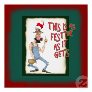 Christmas spirit pictures and quotes | Funny Hillbilly Cartoon Poster ...