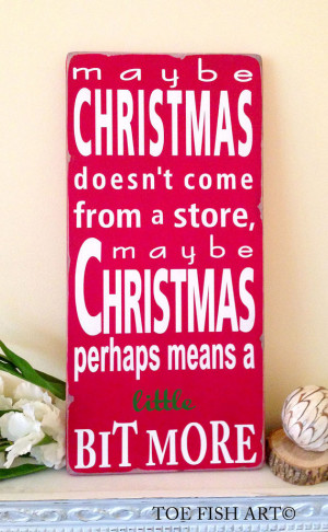 Dr Seuss Quote - How the Grinch Stole Christmas- Typography Word Art