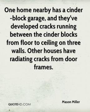 cinder-block garage, and they've developed cracks running between ...