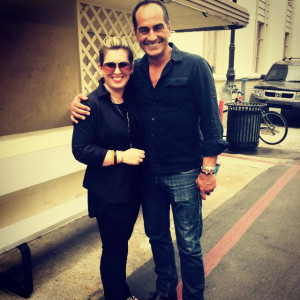 Navid Negahban and I at Sony Pictures