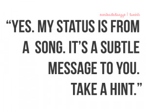 is a subtle message to you, take a hint | FOLLOW BEST LOVE QUOTES ...