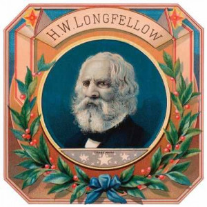 Vintage Labels. H.W. Longfellow