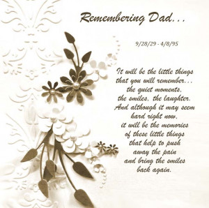 Remembering Dad