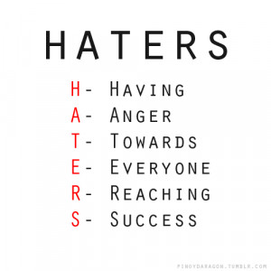Dear Haters Quotes Tumblr Haters · sayings · quotes