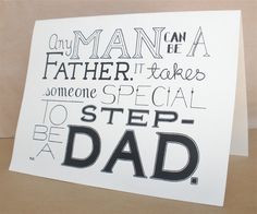... Day Card Blank Step Dad Card Step Father by CornerChair, $3.50 More