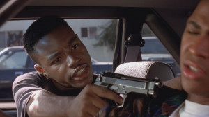 In one of the movie's most hilarious scenes, Caine carjacks a man ...