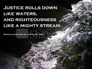 River with Martin Luther King Quote