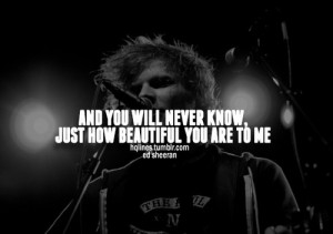 ed sheeran, sayings, quotes, life, love - inspiring picture on Favim ...