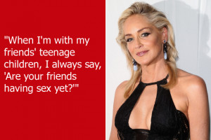 Sharon Stone hasn’t come very far from flashing her ladybits in ...
