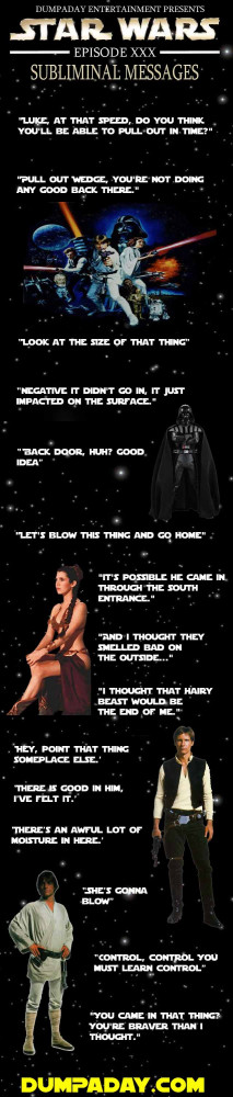 Simple Star Wars Quotes For The Dirty Minded