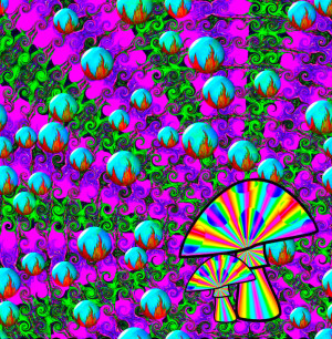 Psychedelic Shrooms Psy Edit Picture