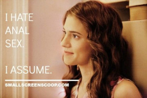 She assumes. Marnie from Girls Season 2 - Allison Williams.