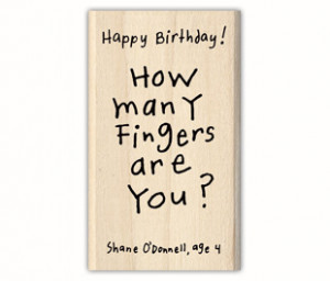 Inkadinkado Kid Quotes Rubber Stamps