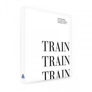 Home > Products > Defining Mantra TRAIN I - Canvas Wall Art