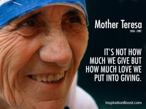 Mother Teresa Greatest Love Quotes