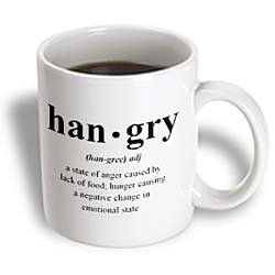 EvaDane - Funny Quotes - Hangry a state of anger caused by lack of ...