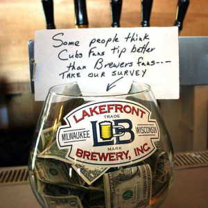 When you see tip jars like these, you have to give something…