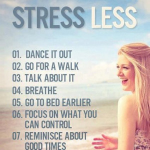 Relax! Today is your opportunity to recognize that there is stress in ...