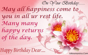 Happy Birthday Quotes For Friends Facebook