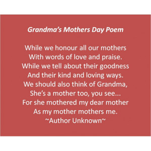 Mothers Day Quotes for Grandmas (Grandmothers)