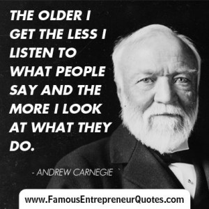 Quotes About Andrew Carnegie