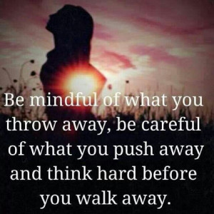 Be mindful