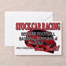 Dirt Track Stock Car Racing Christmas Cards